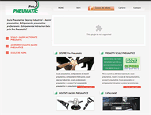Tablet Screenshot of pneumatice-hidraulice.ro